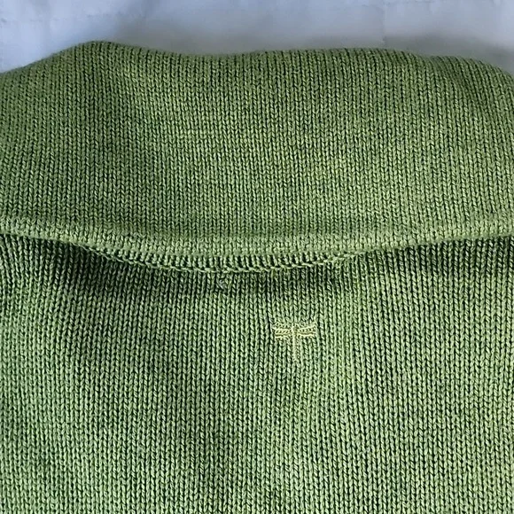 Tyler Boe Cotton Wool Blend Long Line Zipper Front Cardigan Sweater - Picture 14 of 16